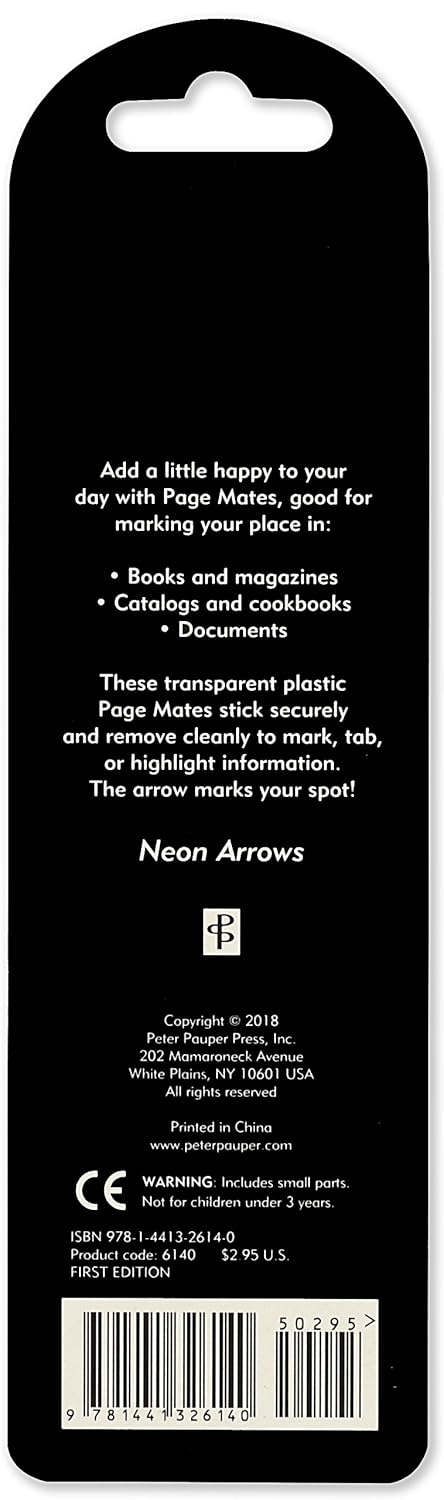 Neon Arrows Page Mates (Set of 200 Sticky Notes)