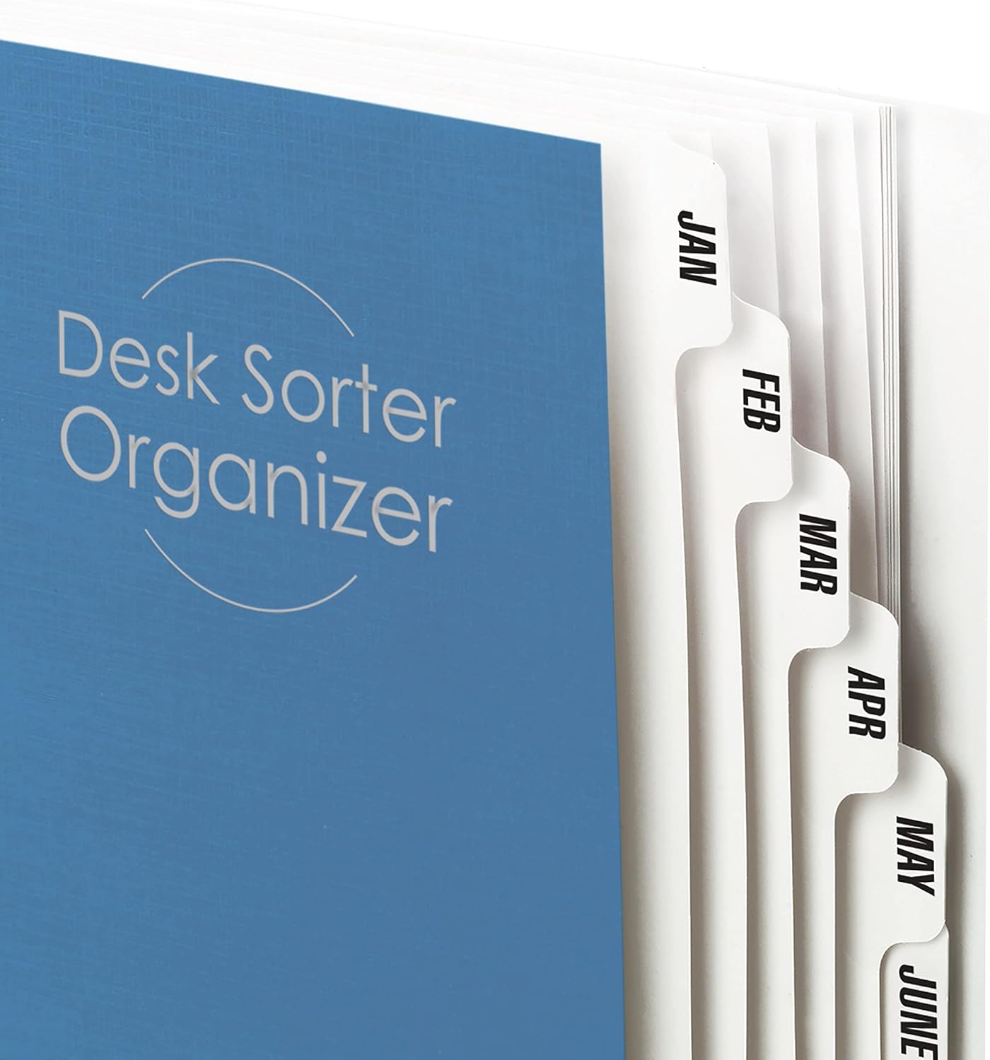 Smead Expandable Office Desk File Sorter, Office Supplies, Alphabetic (A-Z) Desk Organizer, 20 Indexing Dividers, Laminated Tabs, Letter Size, Dark Blue, Office Desk Accessories (89282)