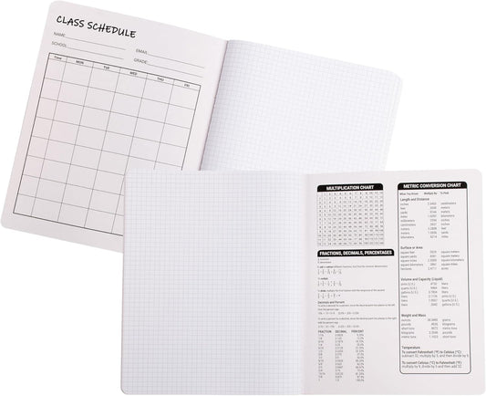 C-Line Composition Notebook, 5 x 5, Graph Ruled, Black Marble (22301)