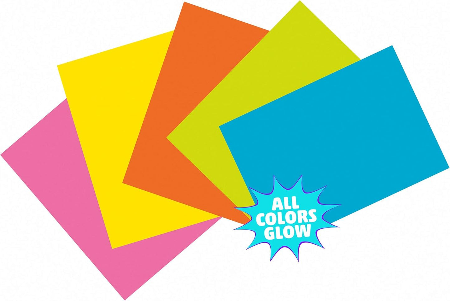 Pacon® PAC1720 Index Cards, 3" x 5", Unruled, 5 Bright Colors, Pack of 100