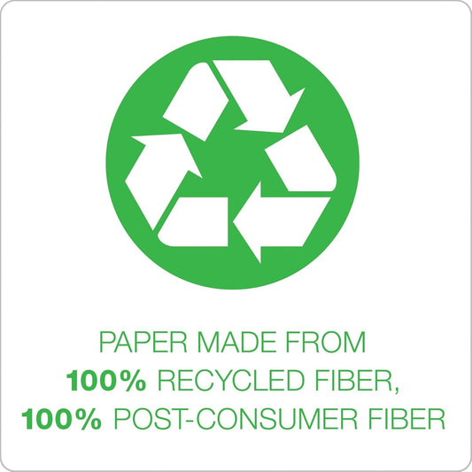EarthWise by Pendaflex 100% Recycled Hanging Folders, Letter Size, 1/5 Cut, Natural, 25 per Box (74542)