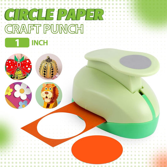 UCEC 2 Inch Circle Punch, Paper Punch, 2 Inch Hole Punch, Circle Hole Punch Cutters for Paper Crafts DIY Handmade Crafting Scrapbook Tools Cards Arts Fun Projects