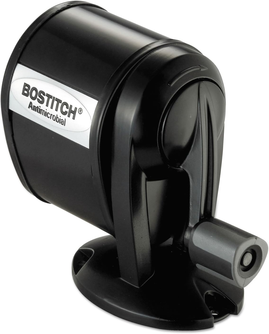Bostitch MPS1BLK Counter-Mount/Wall-Mount Manual Pencil Sharpener, Black
