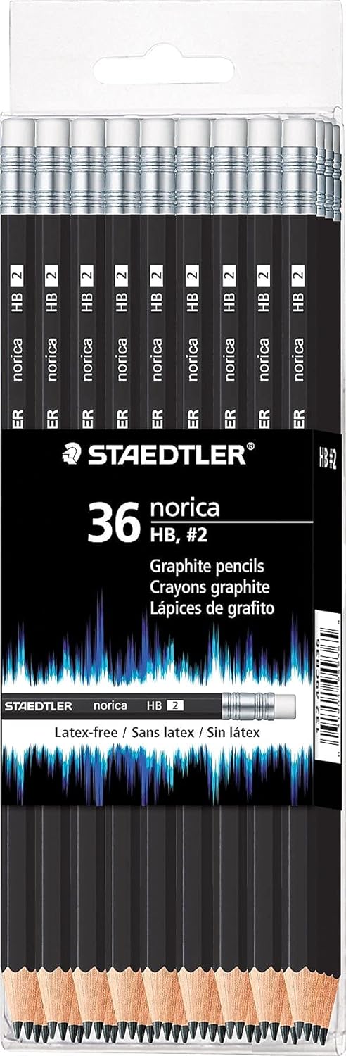 Staedtler Norica #2 HB Woodcased Pencils Black 36/Pack (1, A)