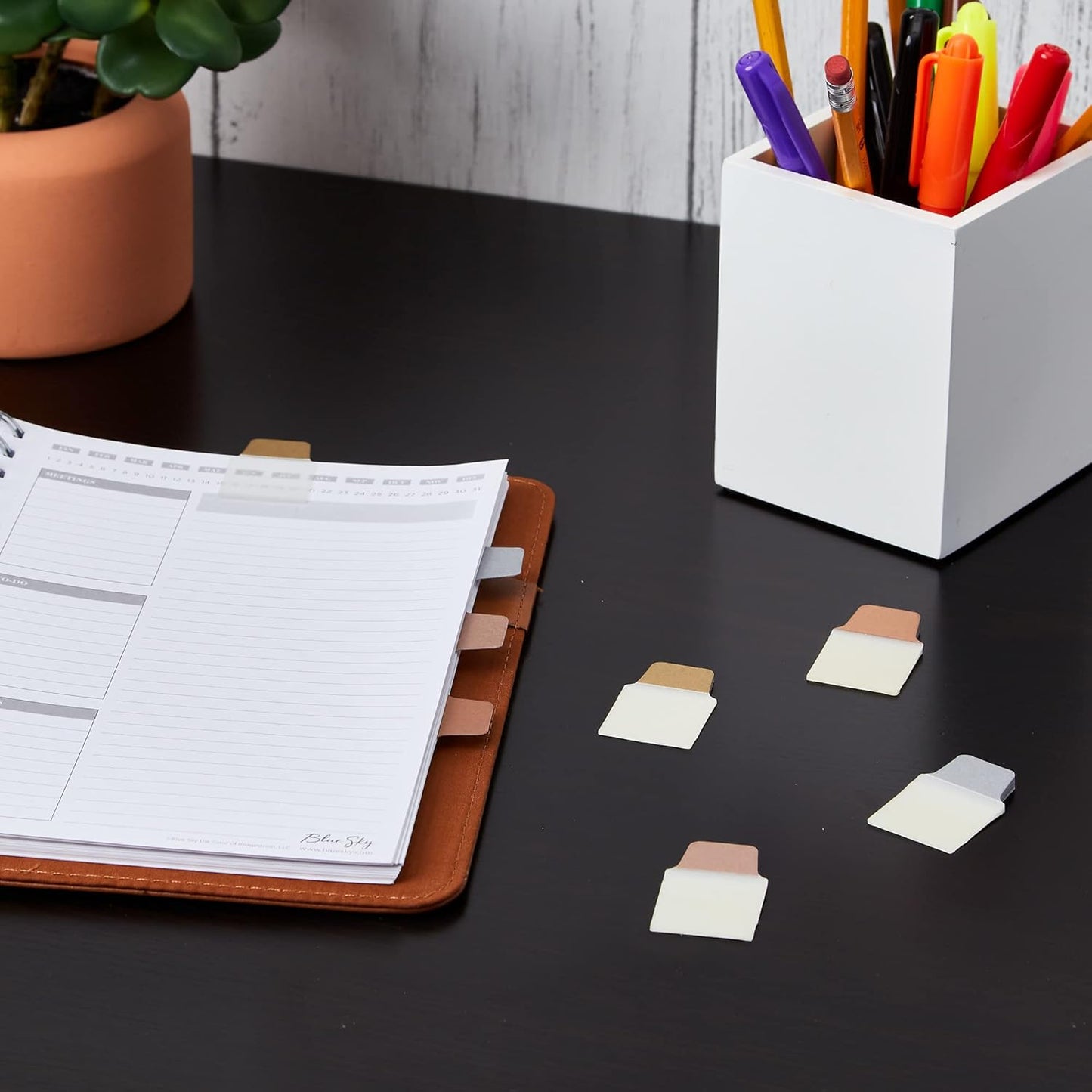 Avery Mini Ultra Tabs, 1" x 1.5", 2-Side Writable, Assorted Metallic Colors, 40 Repositionable Tabs (74785)