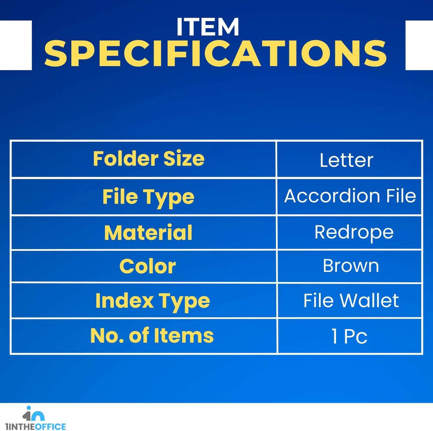 1InTheOffice Expanding File Wallet with Flap and Cord Closure, 5-1/4" Expansion, Letter Size, Redrope, 2 Pack