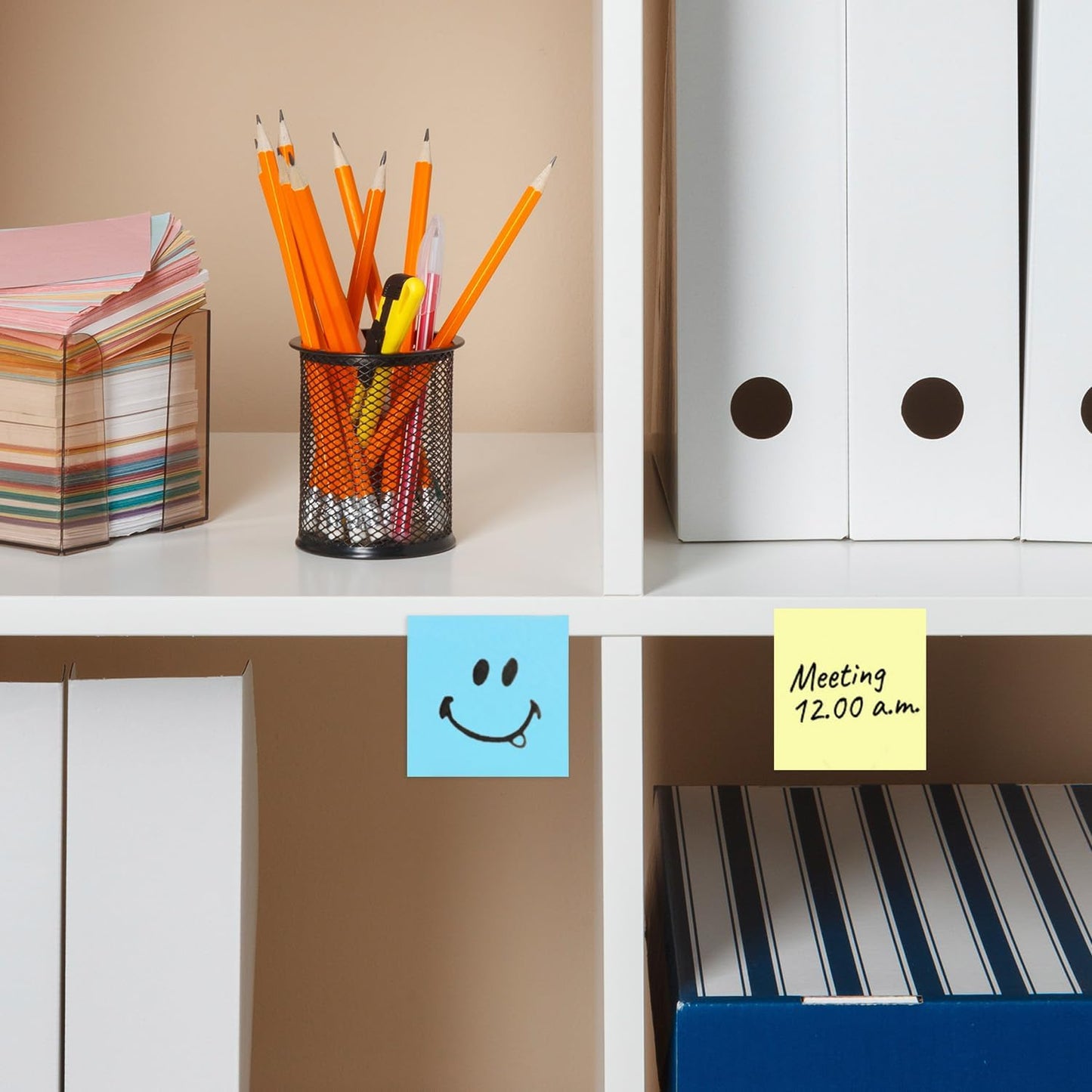 Mr. Pen- Sticky Notes, 3"x3", 12 Pads, 720 Sheets, Pastel Colors, Sticky Notes Bulk, Self-Stick Note Pads, Perfect for Office, School, Home, Study & Organization