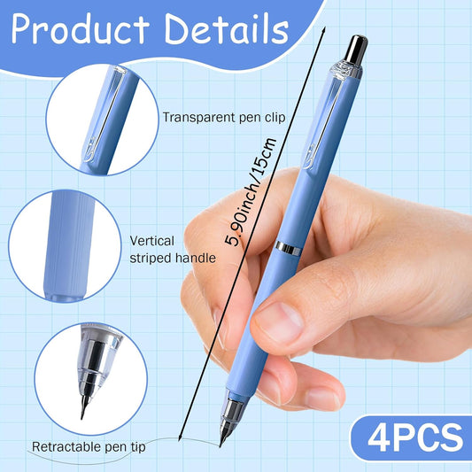 Mechanical Pencils 0.7mm,2B Pencil lead, School Supplies, Teacher Supplies, Drawing Pencils, Sketching Pencils, 4 of pack
