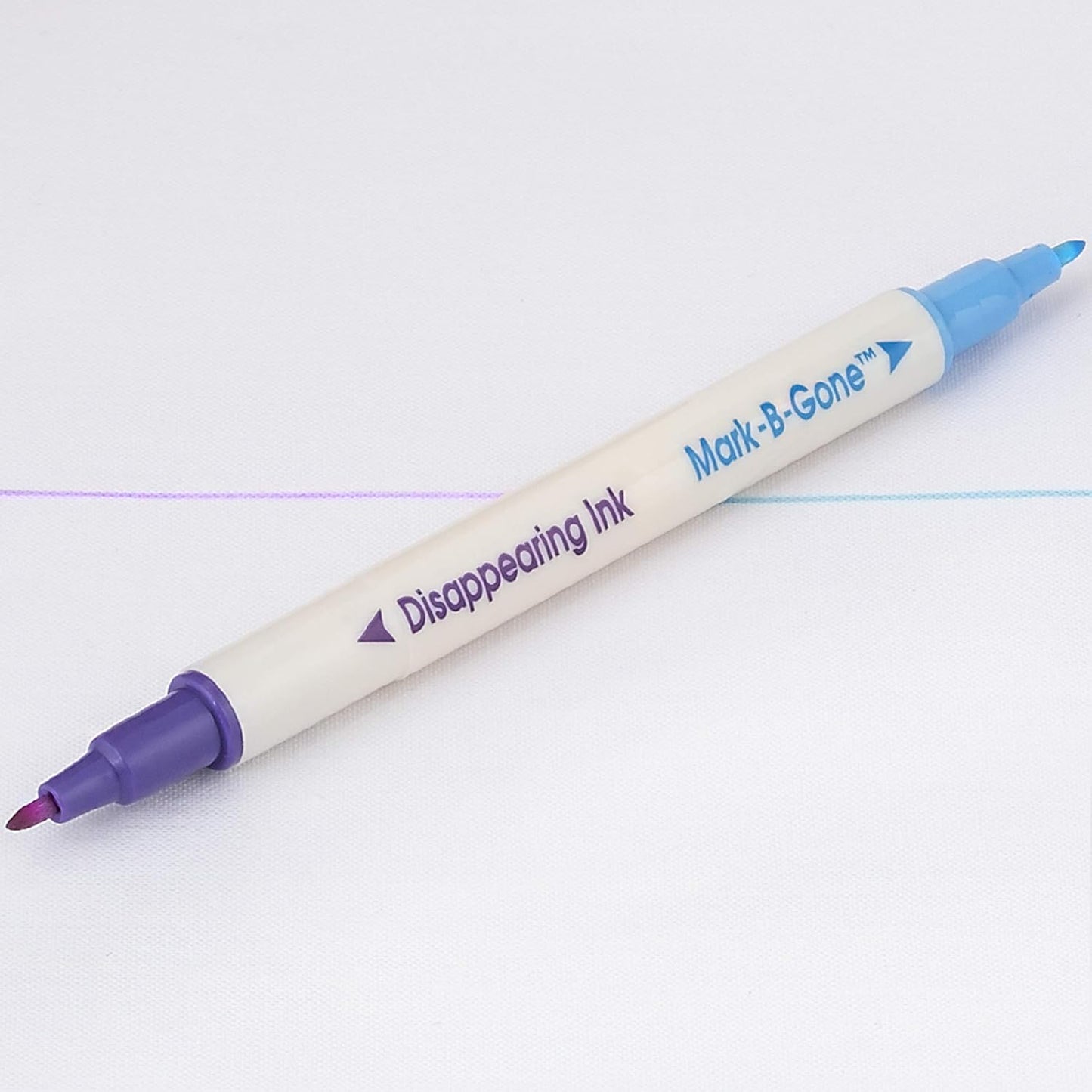 Dritz Dual Purpose Disappearing Ink & Mark-B-Gone, Marking Pen, Blue and Purple, 8.75 x 2.88 x 0.5