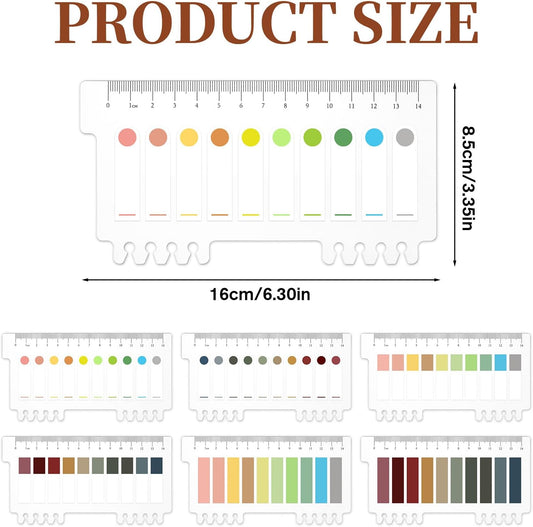 1200Pcs Book Tabs for Annotating Books, Sticky Tabs, Page Markers Sticky Note Tabs, Colors Writable Sticky Tabs, Repositionable Color Page Markers, Waterproof Index Tabs for Page Marker Filing