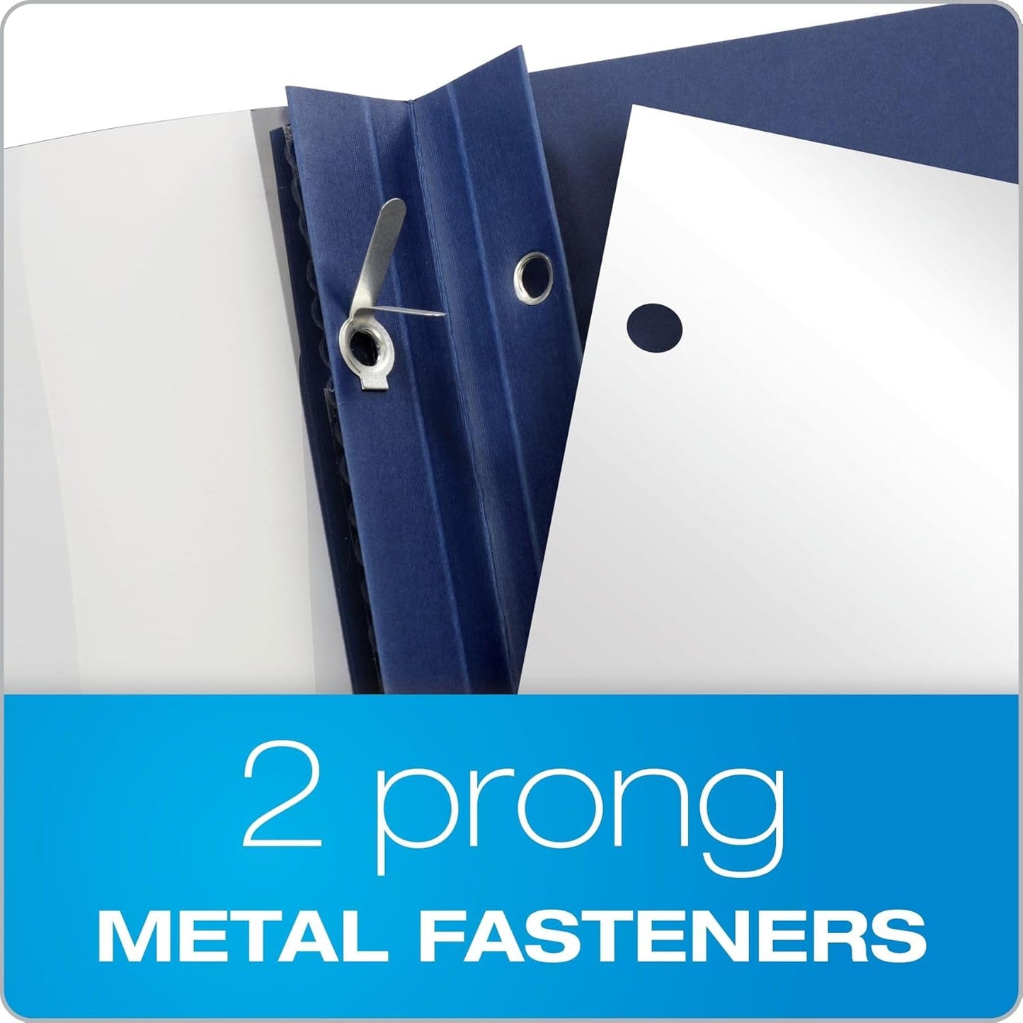 Oxford Linen Report Covers, Clear Front, Letter Size Folder with Prongs, for Presentation at School or Office, Black, 5 per Pack (50406)