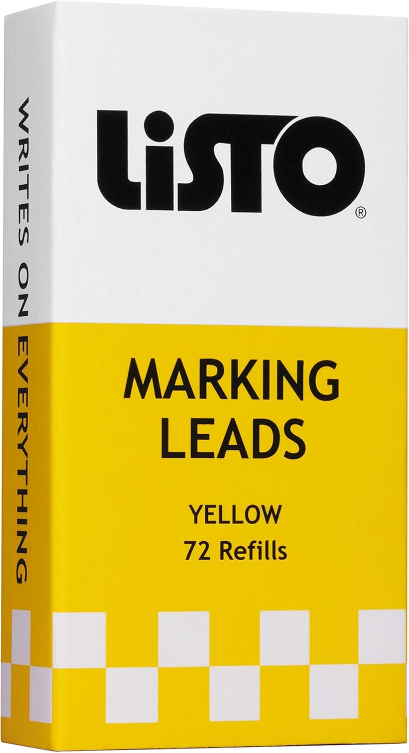 Listo Marking Pencil Refill - Listo 162 Refill, Box of 72, Red
