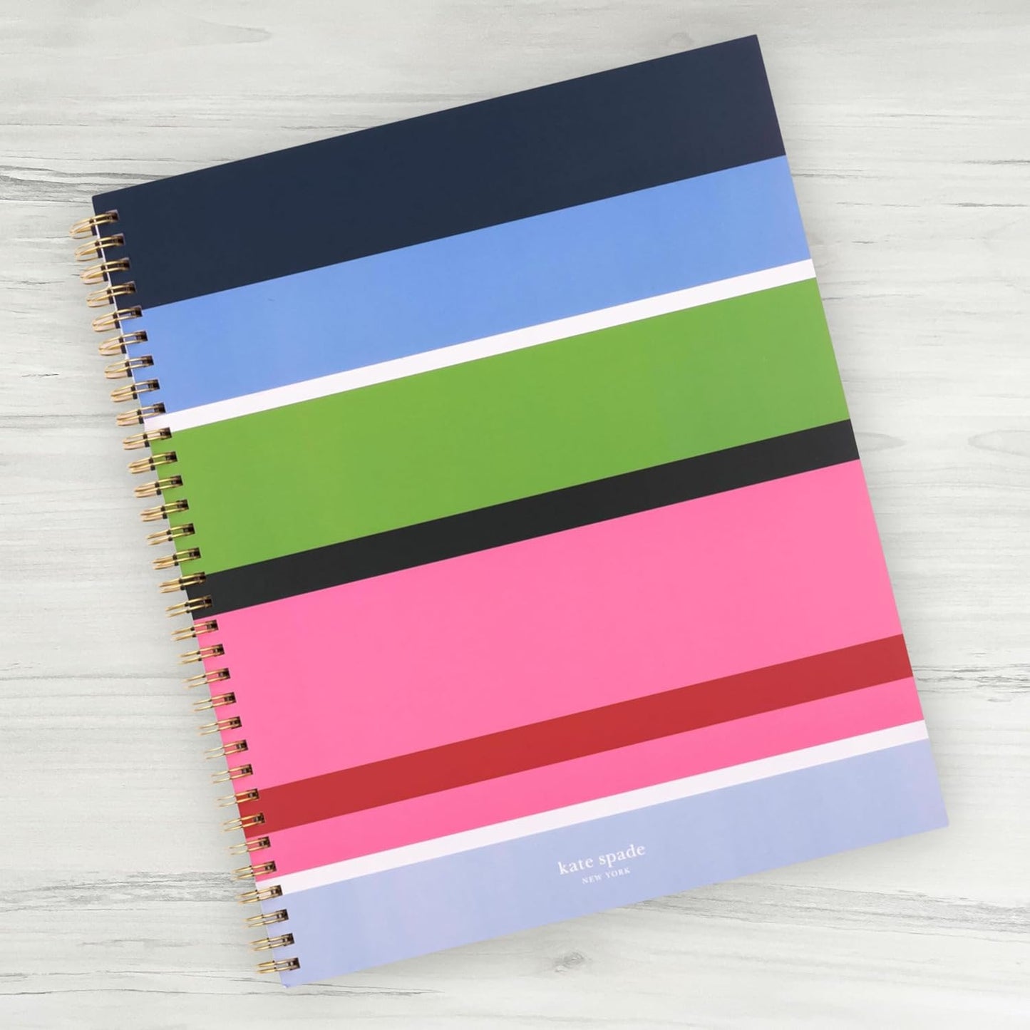 kate spade new york Large College Ruled Notebook, 11" x 9.5" Spiral Notebook with 160 Pages