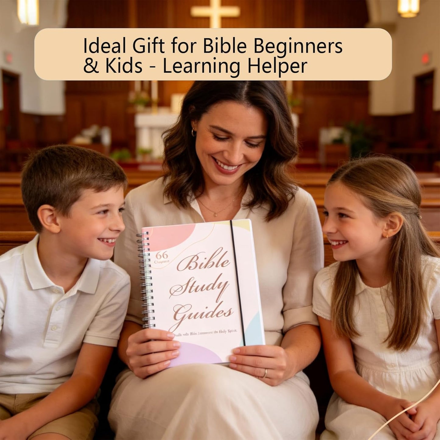 66-Book Bible Study Guide, Bible Study Supplies & Journal, Christian Scripture Summaries, Daily Devotionals Gift Idea Religious Faith-Based Notebook for Women Men Teens Beginners Prayer Reflections