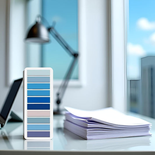 Jowxsx 200 Blue Sticky Index Tabs, Writable & Repositionable Page Markers
