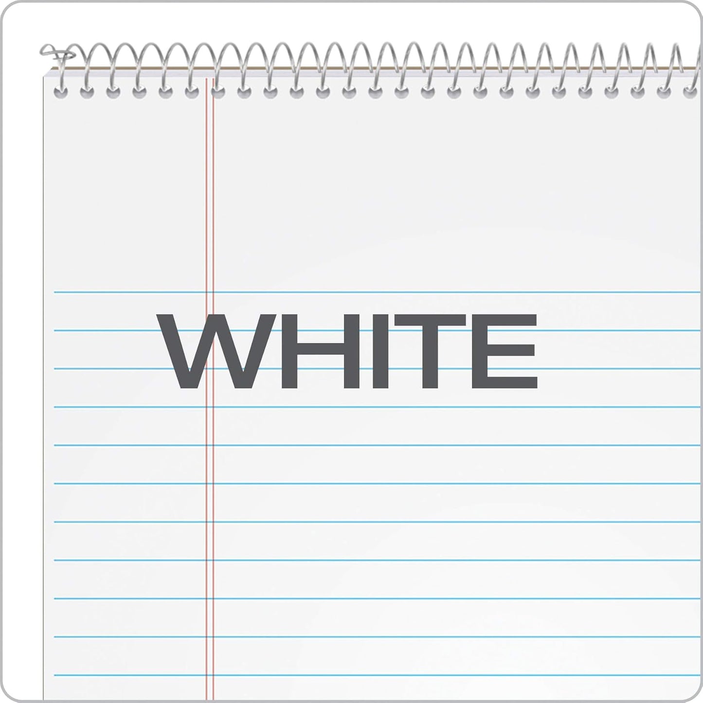 Tops Docket Wire-Bound Writing Pad, 8-1/2" x 11-3/4", Blue Heavy-Duty Cover, Extra-Strong Back, White Paper, Legal Rule, 70 Sheets (99614)