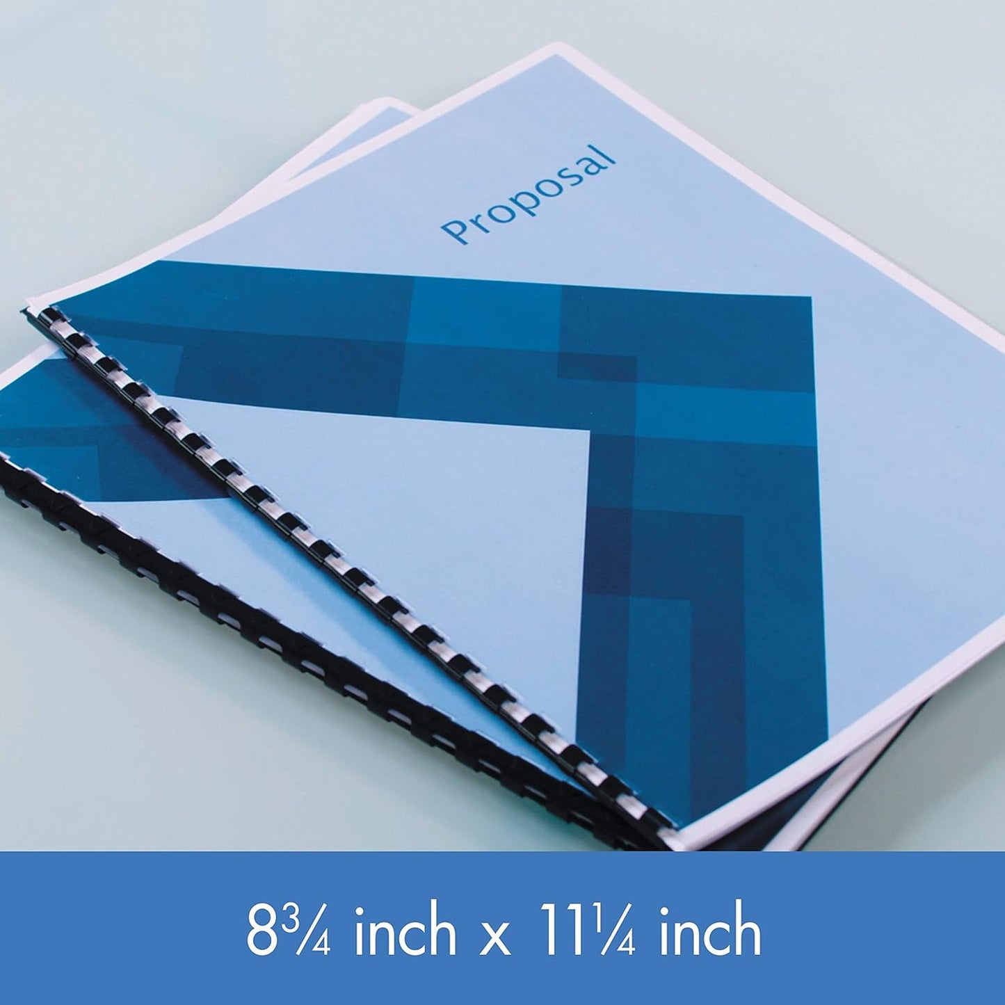 Mead Presentation Report Covers, Clear View, 8-3/4" x 11-1/4", Heavy Duty with Round Corners, 125 Count (4000126)