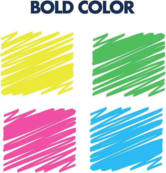 Quartet Glass Board Dry Erase Markers, Premium, Fine Tip, Assorted Colors, 4 Pack (79555)