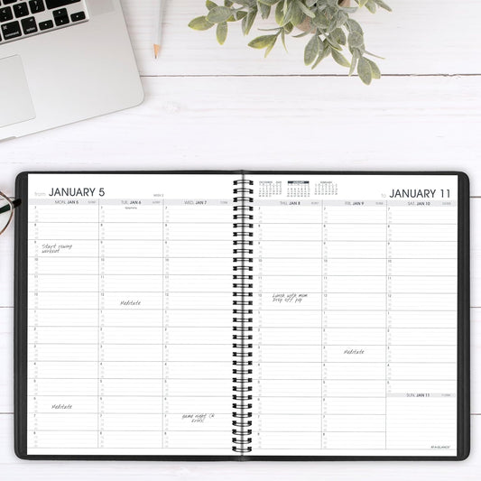 AT-A-GLANCE 2026 Appointment Book Planner, Weekly, 8-1/4" x 11", Large, Black (709500526)