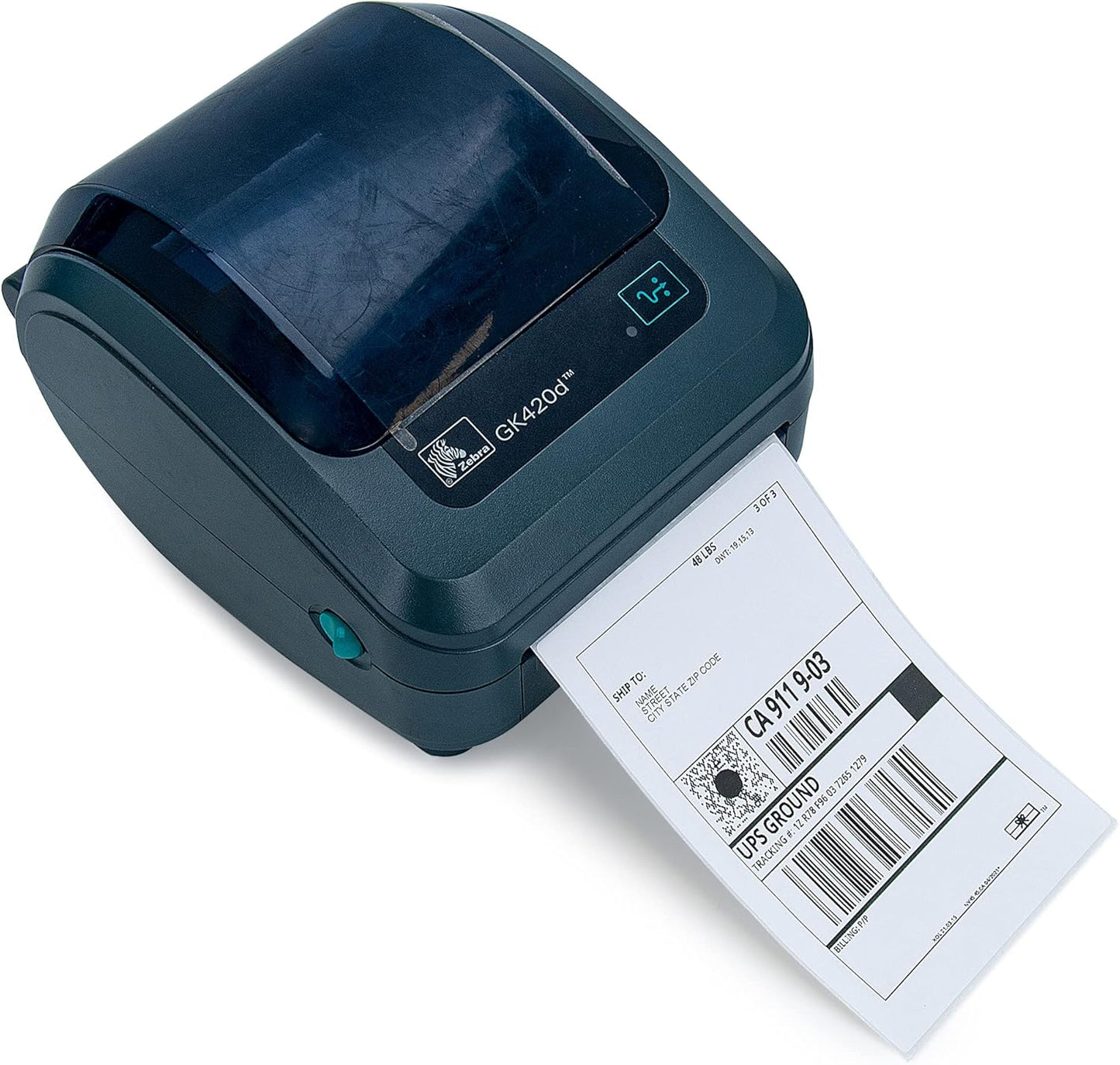 L LIKED 200 4x6 Thermal Labels Fanfold, Direct Thermal Shipping Labels - Perforated and Strong Adhesive