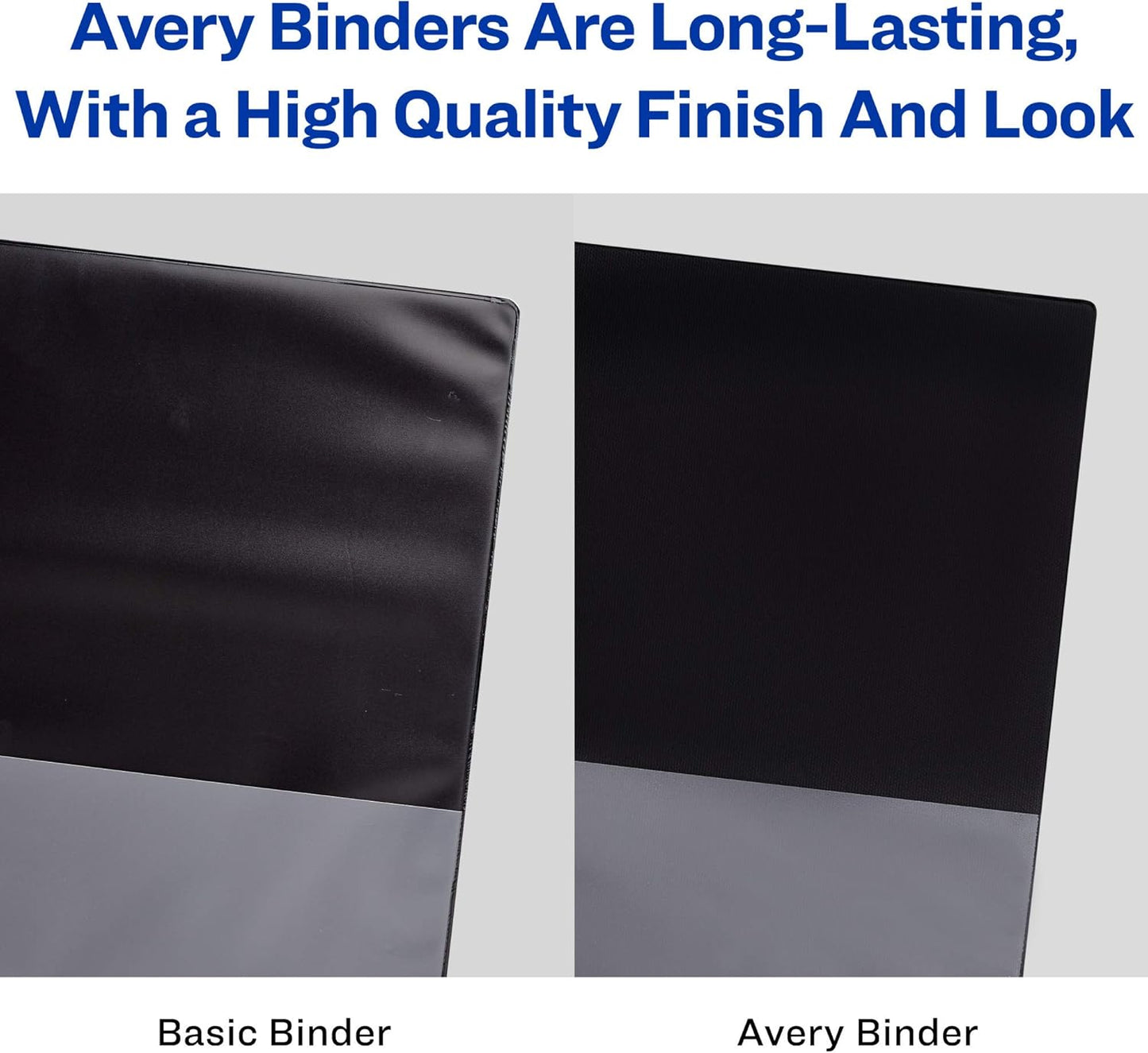 Avery Heavy Duty View 3 Ring Binder, 1.5" One Touch Slant Ring, Holds 8.5" x 11" Paper, 1 Pacific Blue Binder (79722)