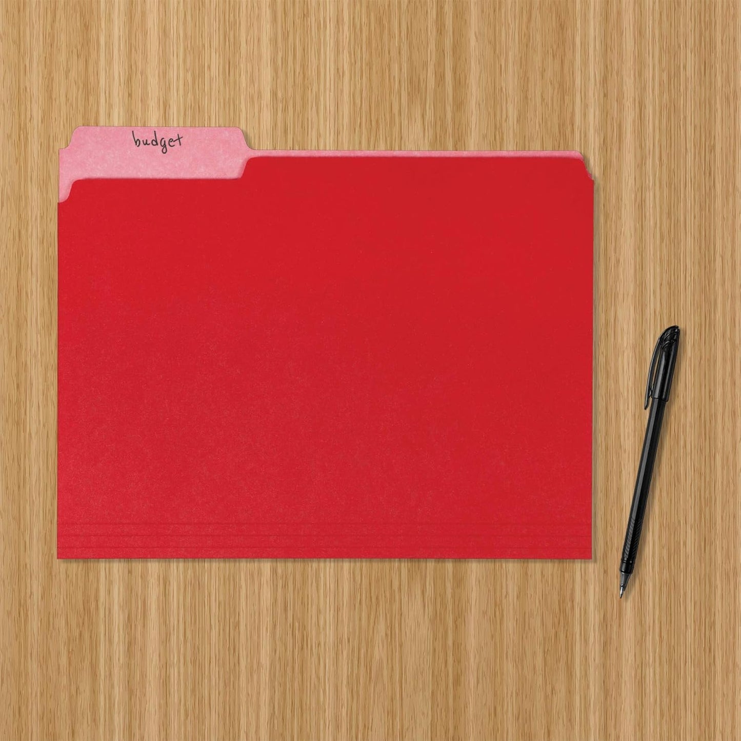 Amazon Basics Manila File Folders, Letter Size, 1/2 Tab in Left and Right Positions, 8.5" x 11", 36-Pack