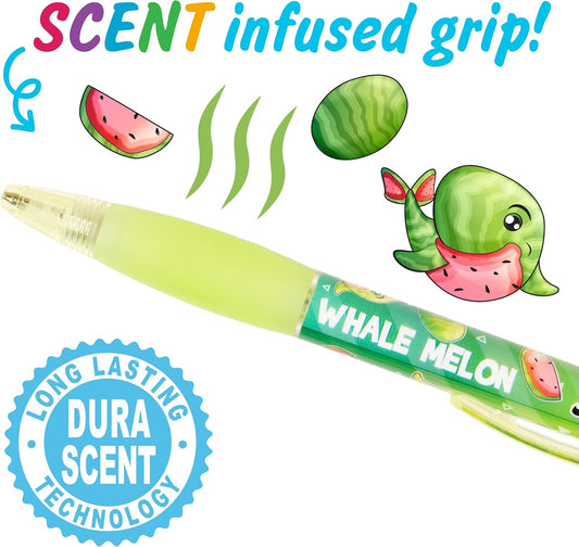 Mechanical Smencils - Patented Gourmet Scented Mechanical Pencils, 8 Count, Medium Point (0.7mm) (Fruit Zoo)