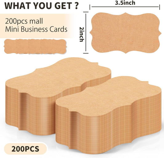 Yexiya 200 Pcs Blank Index Cards Printable Kraft Business Multi Colored Note Cards Colored Flash Papers Colorful Cardstock Notecards for Study Word Paper(5 x 3 Inch,Multicolor)