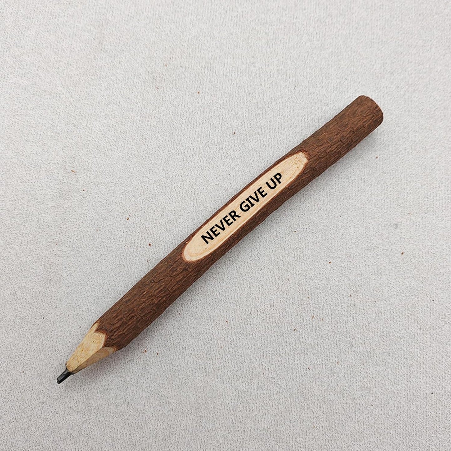 S & E TEACHER'S EDITION 12Pack Inspirational Pencils, Wooden Pencils, Natural Branch, Hand Made Twig, Christmas Gift for Appreciate Best Friend Coworkers.