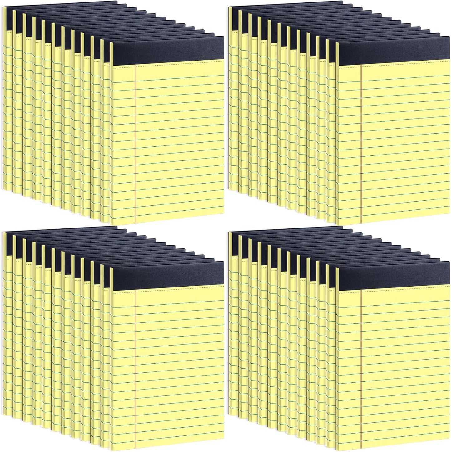 Note Pads 4x6, 36 Pack Small NotePads, Server Pads, Scratch Pads 4x6, Memo Pads White Paper, 50 Sheets per Blank Note Pads 4 x 6, Mini Writing Pads Pocket Notepads for Office School Home Supplies