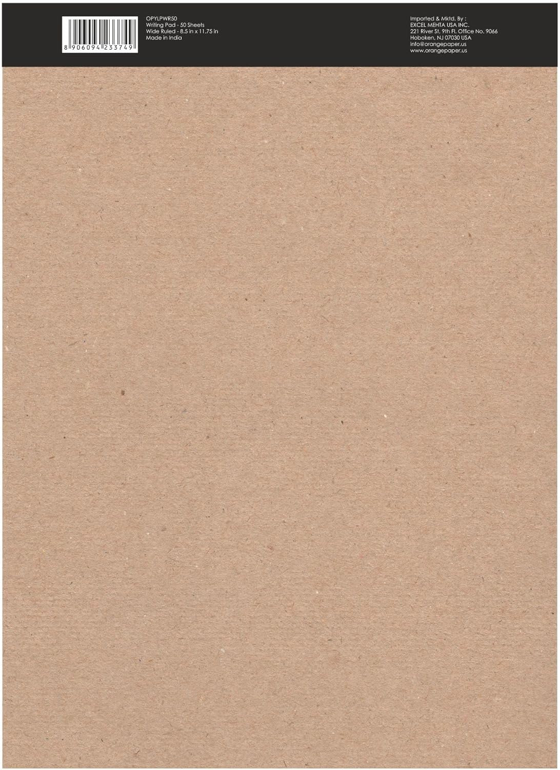 Legal Pads – 8.5” x 11”, Perforated, 50 Sheets per Pad – Pack of 6, Yellow Paper, Smooth Writing (Pack of 6)