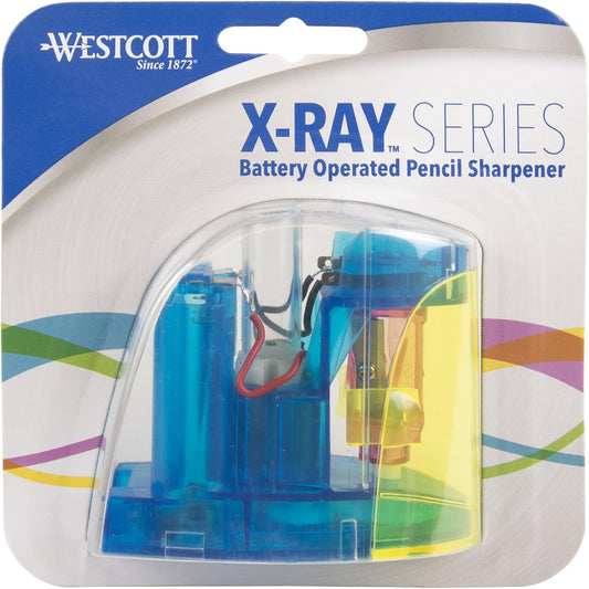 Westcott X-Ray Pencil Sharpener, Assorted Colors