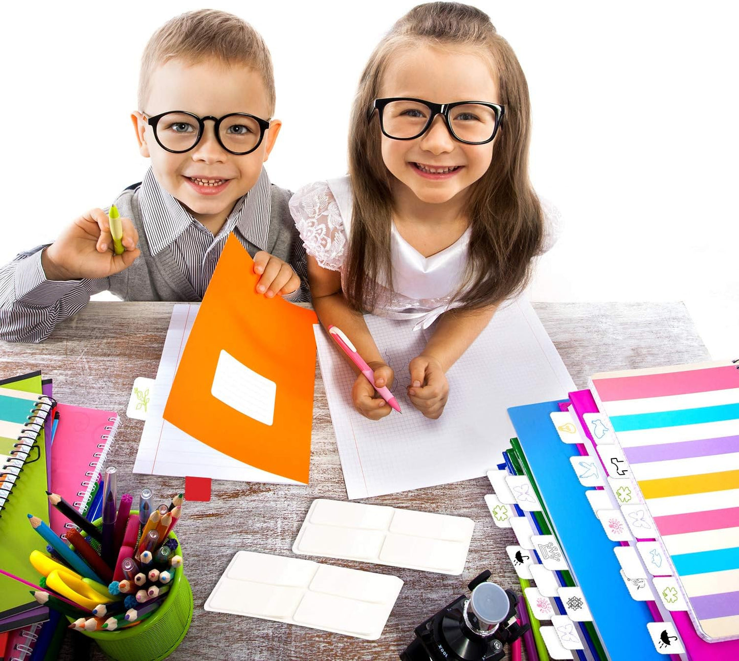 Sticky Index Tabs Page Marker Pop-up Page Flags Sticky Notes Tabs 1.6 x 1 Inch, White (800 Pieces)