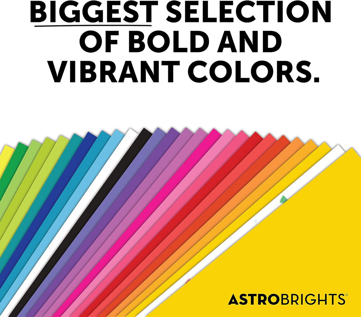 Astrobrights Mega Collection, Colored Cardstock, Neon Green, 320 Sheets, 65 lb/176 gsm, 8.5" x 11" - MORE SHEETS! (91679)