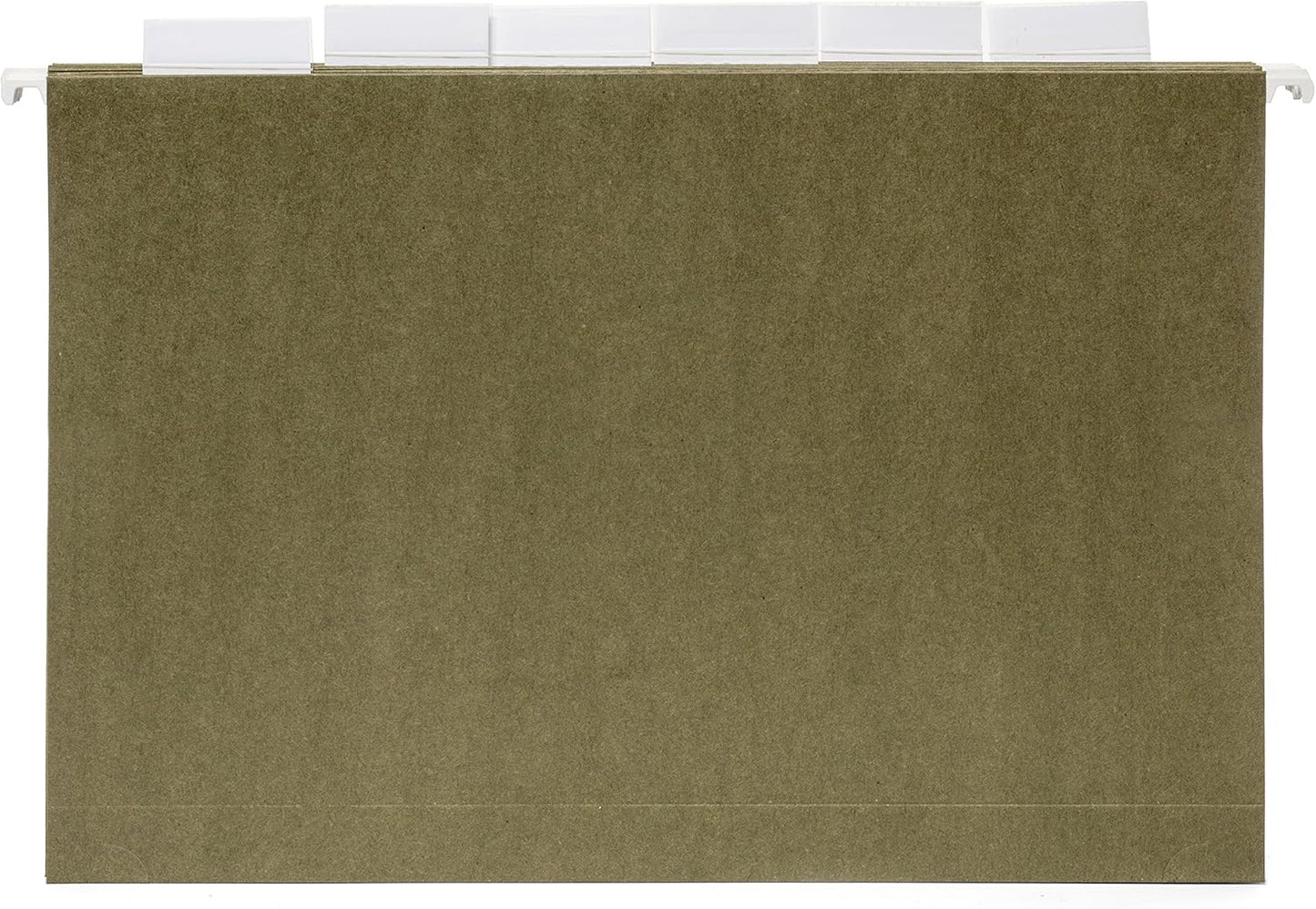 50 Extra Capacity Hanging File Folders, Heavy Duty, 2’’ Expansion Filing Folders, Designed for Bulky Files, Legal Charts, Manuals, and More, Standard Green, Legal Size, 50 Pack