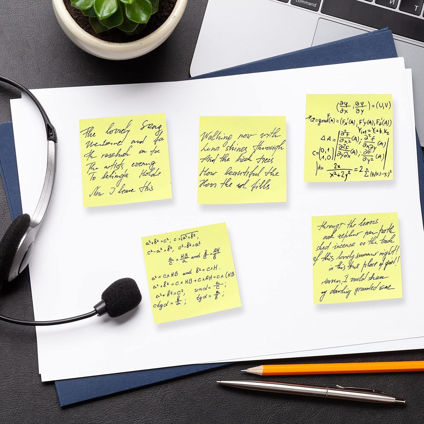 Mr. Pen- Yellow Sticky Notes, 3”x3”, 48 Pads, 2880 Sheets, Bulk Sticky Notes, Self-Stick Note Pads, Perfect for Office, School, Home, Study & Organization