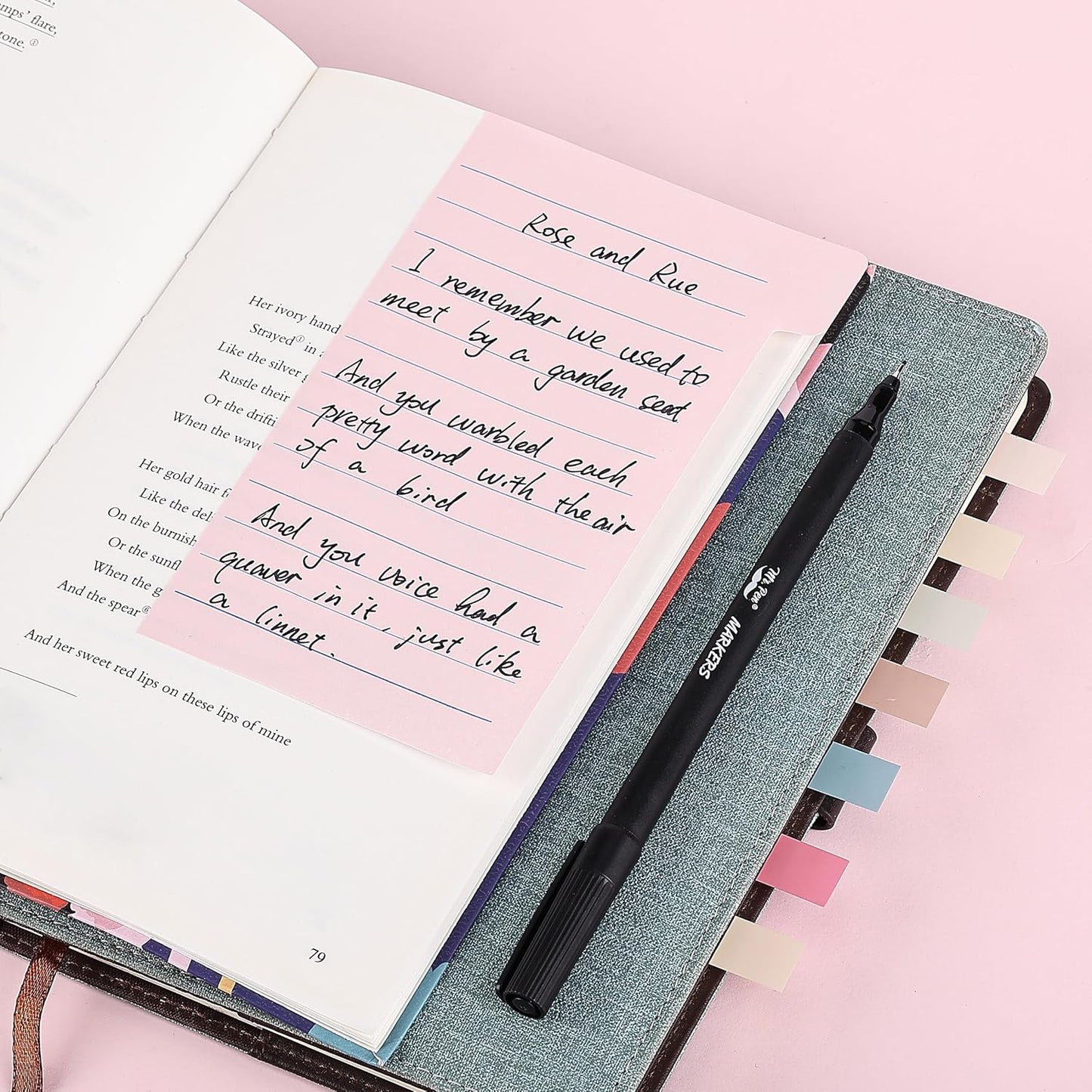Mr. Pen- Sticky Notes Set, 410 Pack, Ruled, Dotted & Blank Notes with 150 Index Tabs, Divider Sticky Pads for Bible Study, Office, School, Planning, Journaling & Organization