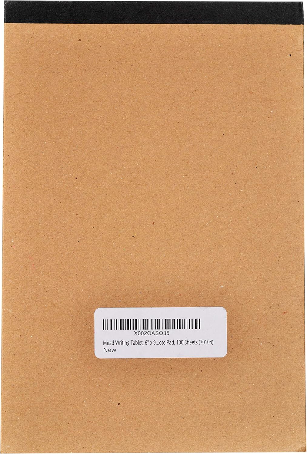 Mead Writing Tablet, 6" x 9" Paper Pad, Plain Note Pad, 100 Sheets (70104)