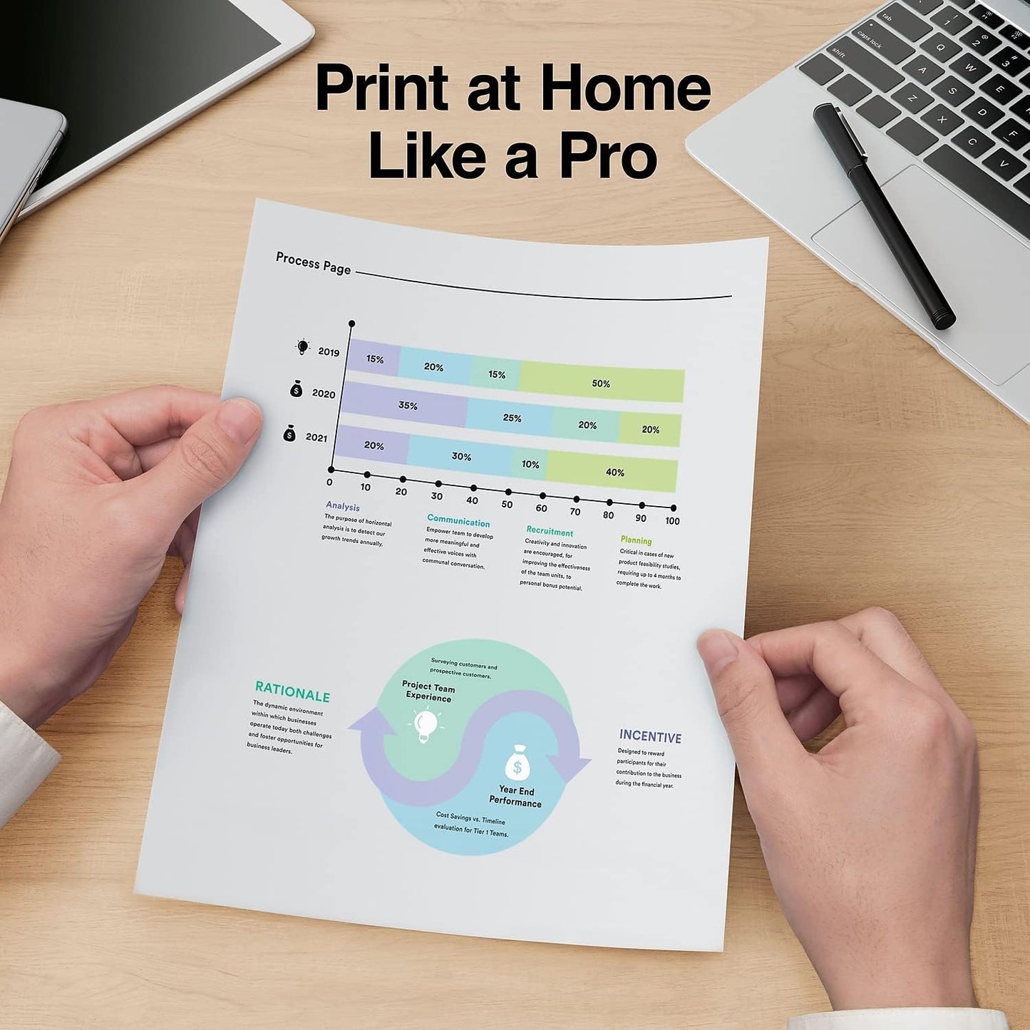 TRU RED Printer Paper, 8.5" x 11" -inch, 20 lbs., For Office, School & Home