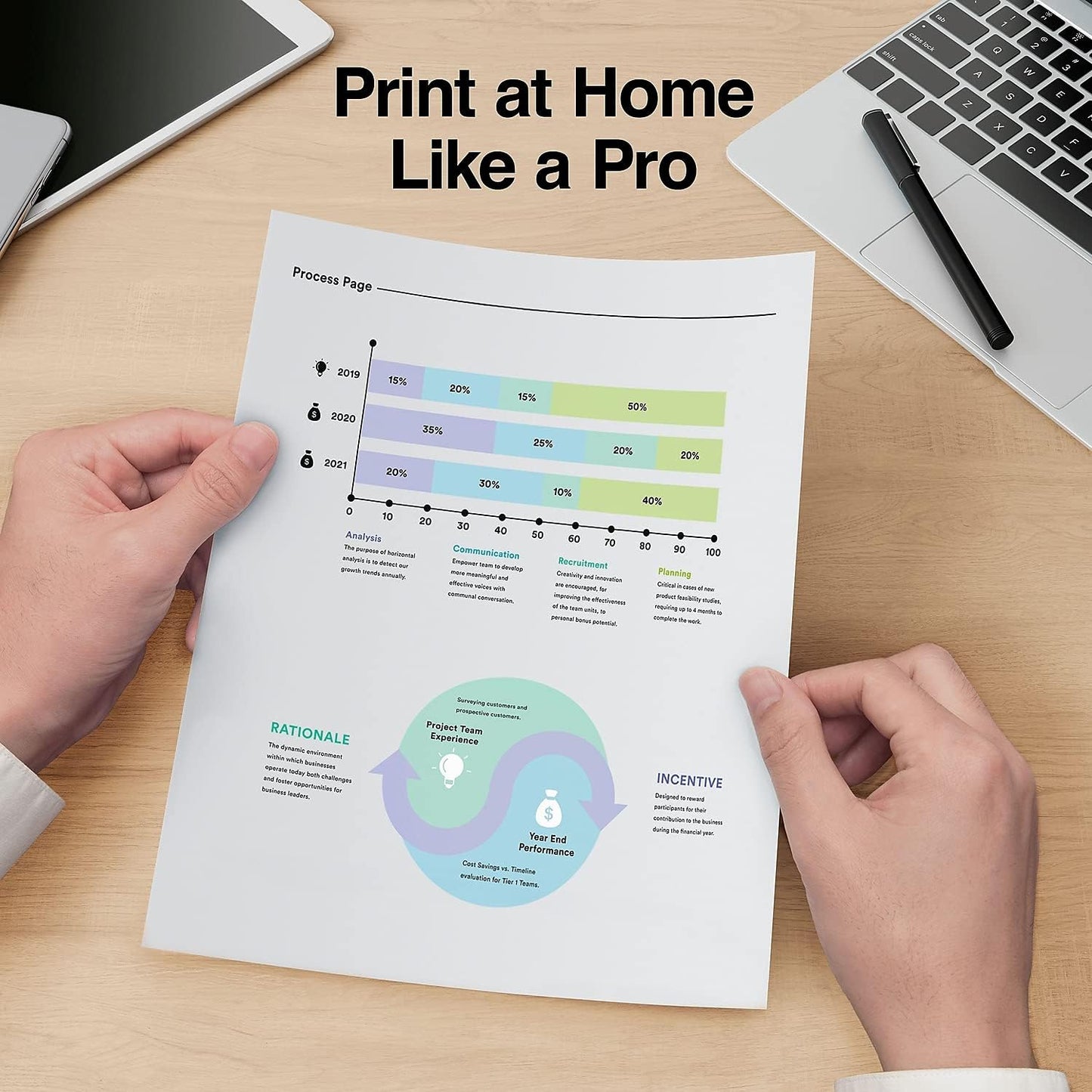 TRU RED Printer Paper, 8.5" x 11" -inch, 20 lbs., For Office, School & Home