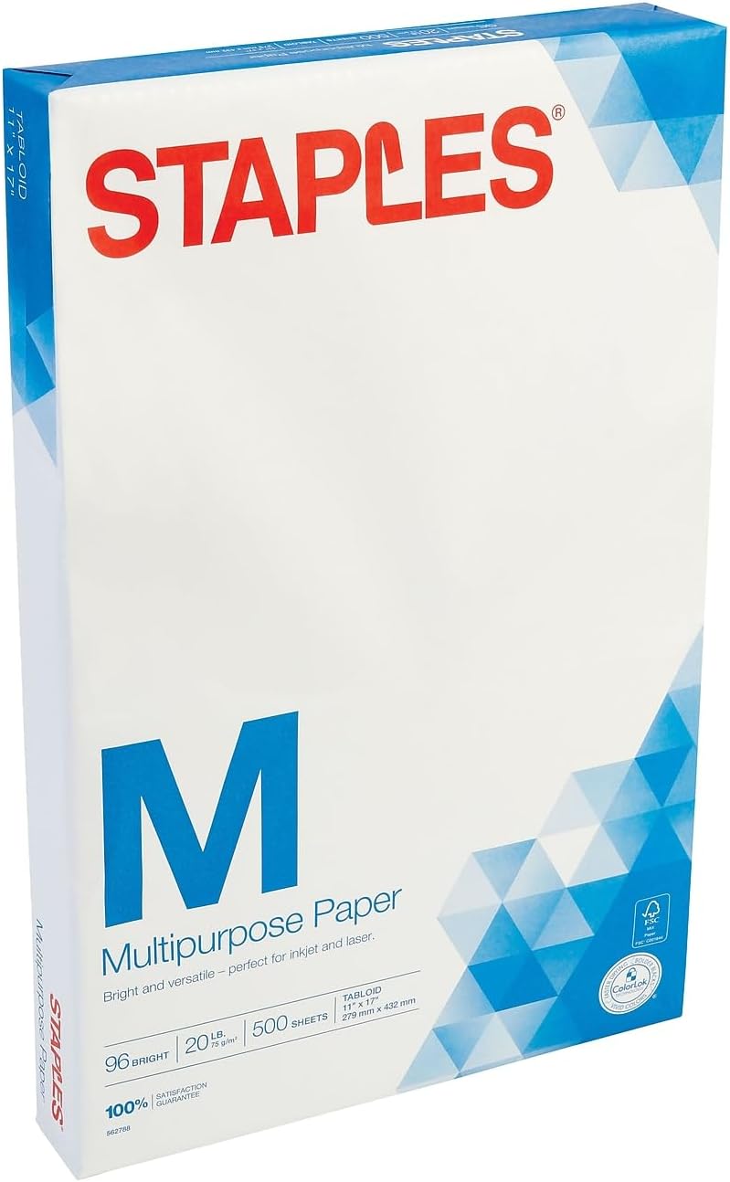 TRU RED Printer Paper, 8.5" x 11" -inch, 20 lbs., For Office, School & Home