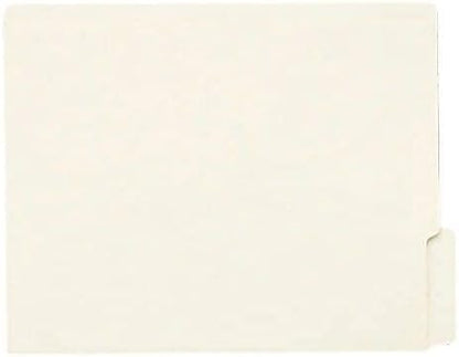 Smead End Tab File Folder, Straight-Cut Tab, Letter Size, Manila, 100 per Box (24100)