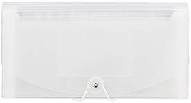 JAM Paper Accordion Folders - 13 Pocket Plastic Expanding File - Legal Size - 10 x 15 - Red - Sold Individually