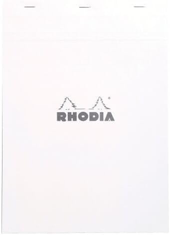 Rhodia Head Stapled Pad, No16 A5, Dot - Black