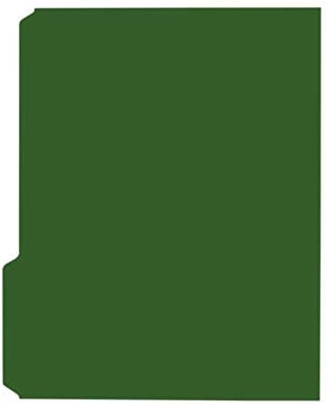 The File King 1/3 Cut File Folders Letter Size - 100 Pack | Manilla Folders 8.5 x 11 | Assorted 3 Tabs | Heavy Duty 11-Point Fiber | Made in USA | Undercut Front Style | Easy Labeling & Organization