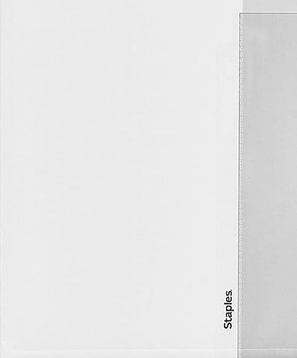 Staples Sheet Protectors, 8.5" x 11" – Top-Loading Clear Page Protectors, 2.4 Mil Standard Weight, 200-Pack