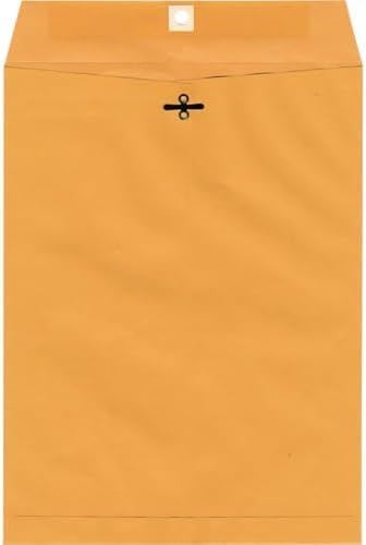 Mead Envelopes, 9" x 12", Clasp Closure, Brown Kraft All-Purpose 24-lb Paper Mailing Envelopes, 20 Count (76020)