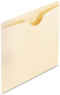 Pendaflex File Jackets, Letter Size, Manila, 2" Expansion, Reinforced Straight-Cut Tabs with Thumb Cut, 50 per Box (22200EE), Beige