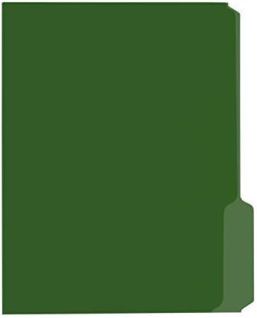 The File King 1/3 Cut File Folders Letter Size - 100 Pack | Manilla Folders 8.5 x 11 | Assorted 3 Tabs | Heavy Duty 11-Point Fiber | Made in USA | Undercut Front Style | Easy Labeling & Organization