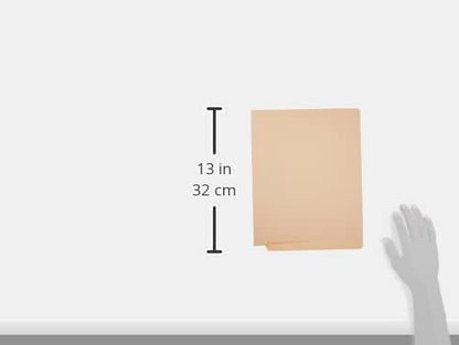 Smead End Tab File Folder, Straight-Cut Tab, Letter Size, Manila, 100 per Box (24100)